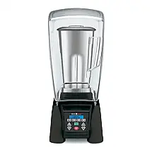 Lquidificador Waring B00BHQSR6U MX1500XTX Blender Hi Power Reprogramável com Gabinete de Som e Raptor Copoliéster Container, 64 Onça