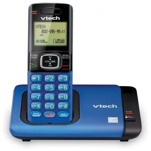 VTech CS6719 Telefone sem fio com Identificação de Chamadas , Chamada em Espera 110V Azul