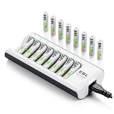 EBL Carregador de Bateria Inteligente