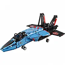 LEGO Technic Air Race Jet 42066 Kit de Construção Inclui Motor Lego 9in 23cm de Altura, 22in 58cm de Comprimento e 14in 36cm de Largura