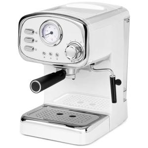 Cafeteira Elétrica Programável com Vaporizador e Aço Inoxidável, 110v, EXHNLE, Prateado