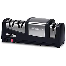 Afiador Elétrico para Facas com 3 Estágios, 110v, CHEFSCHOICE 0290101, Preto