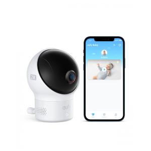 Babá Eletrônica com Wi Fi, Visão Noturna, Detecção de Choro, 110V, Eufy Baby, Branco