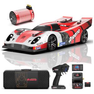 Carro de Controle Remoto de Drift, Escala 1:10 com Velocidade de 200 km/h, à Prova D'água e Controle de Luz, AMORIL, Vermelho