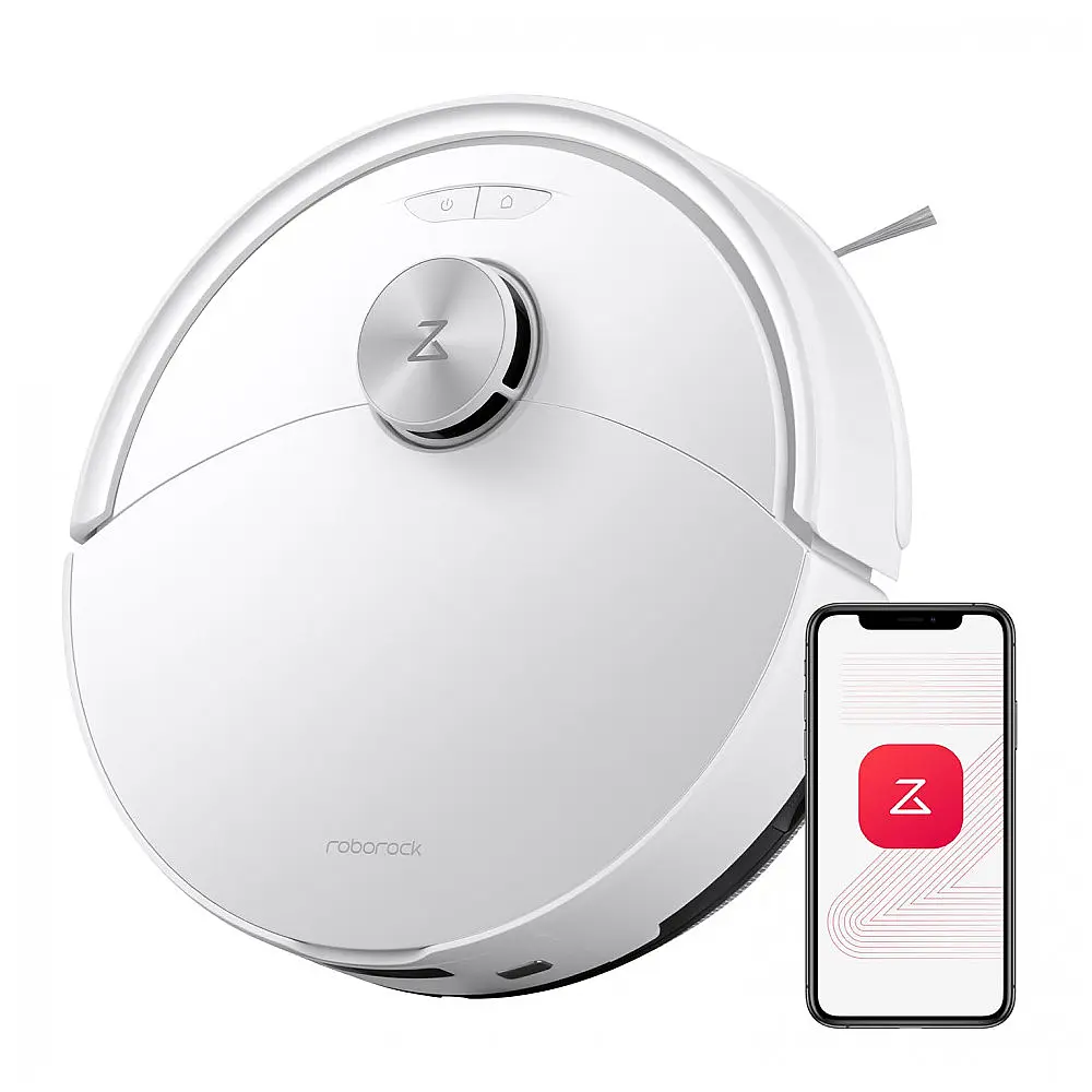 Robô Aspirador Roborock Q10 S5 10000Pa com Mop Vibratório Auto Elevação LiDAR 360° Branco