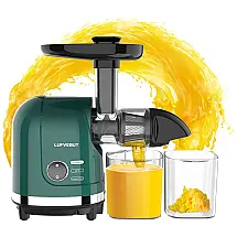 Centrífuga de Frutas com 7 Velocidades, Aço Inoxidável, 250W, 110v, AIYFYHTE, Verde