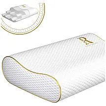 Travesseiro Ortopédico com Memória Ergonômica 60 x, 1 UN, ROYAL THERAPY 5950943, Branco