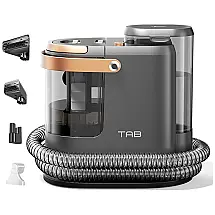 Extratora e Higiniezadora de Carpetes e Estofados Portátil 14KPa com Auto Limpante e Lavagem Térmica de 60ºC, 110V, TAB R6, Preto