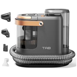 Extratora e Higiniezadora de Carpetes e Estofados Portátil 14KPa com Auto Limpante e Lavagem Térmica de 60ºC, 110V, TAB R6, Preto