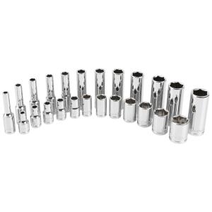 Ferramenta Automotiva Conjunto de Soquetes Métricos 1, 4 22 Peças, GREAT NECK 18622, Vermelho