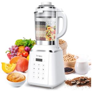 Liquidificador de Bancada Profissional 1.8L, Aço Inoxidável, 800W, 110v, GOMYHOM, Branco