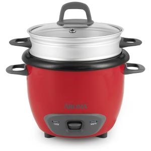 Panela Elétrica de Arroz, 1,4 L, 700W, vermelha, 110v, AROMA HOUSEWARES ARC 743 1NGR, Vermelho