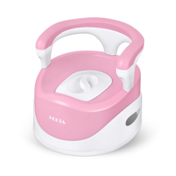 Troninho Realista Interativo para Crianças com Assento Ergonômico, HEETA, Rosa