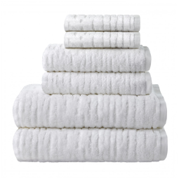 Jogo de Toalhas de Luxo, Absorventes e Macias com 6 Peças e Material de Algodão CloudSoft , SKL Home