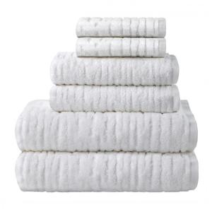 Jogo de Toalhas de Luxo, Absorventes e Macias com 6 Peças e Material de Algodão CloudSoft , SKL Home