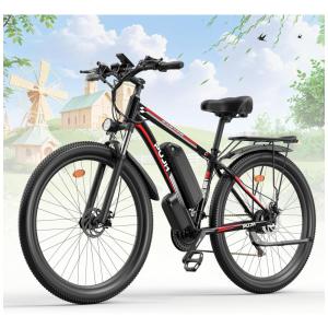 Bicicleta Elétrica PUJH para Adultos, Motor de 1500W, 48V 17.5Ah 840Wh, Velocidade de até 32 mph, 3080 Milhas de Alcance