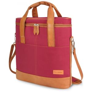 Bolsa Térmica Para Transporte de Vinhos Tirrinia até 3 Garrafas, Vermelha