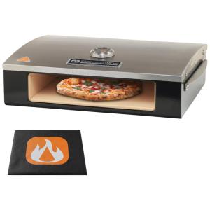 Forno de pizza série profissional P O, preto, inoxidável, BAKERSTONE P AHXXX O 000
