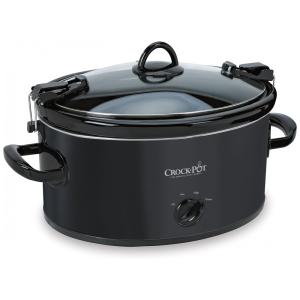 Panela Elétrica Multifuncional 7L, Aço Inoxidável com Controle de Temperatura, 110v, CROCK POT SCCPVL600 B, Preto