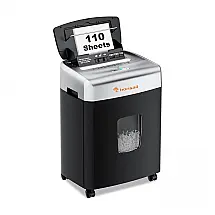 Trituradora de Papel Bonsaii HeavyDuty para Casa e Escritório com Alimentação Automática de 110 Folhas, Corte Micro, Nível de Segurança P4