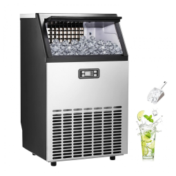 Máquina de Gelo Automática Portátil até 12kg, 24H, Cor, 110v, ELECTACTIC Z3912 BLACK, Preto