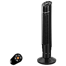 Ventilador de Torre com 8 Velocidades, Controle Remoto e Tela LED, 110V 50W, Kismile, Preto