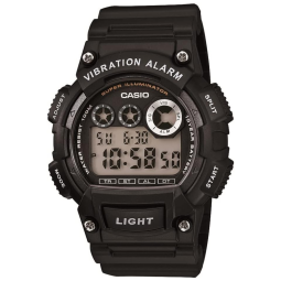Relógio Masculino Digital Quartzo, CASIO W735H 1AVCF, Preto