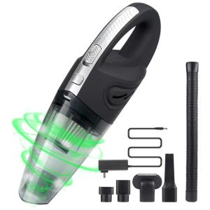 Aspirador de Pó Automotivo Portátil Sem Fio 6KPA 120W, JUNO STORY, Preto