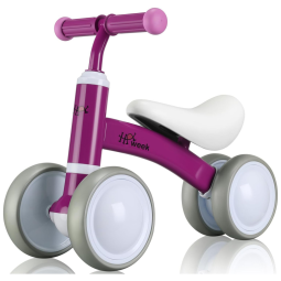 Bicicleta sem Pedal Infantil para Bebês de 1 a 3 anos, Roxa, HAWEEK, Violeta