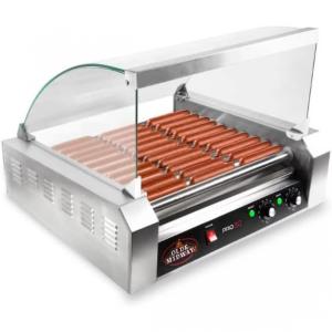 Máquina de Salsicha Profissional em Aço Inoxidável até 30 Unidades, 1200W, 110v, ALEKSHOP G H31, Prateado