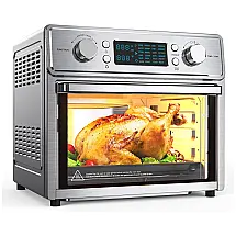 Fritadeira Elétrica Air Fryer 25L, com Painel de Controle Digital, 1700W, 110v, THRAMONO CB 25KX, Prateado