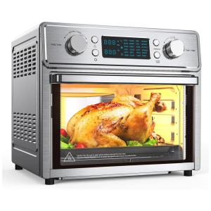 Fritadeira Elétrica Air Fryer 25L, com Painel de Controle Digital, 1700W, 110v, THRAMONO CB 25KX, Prateado