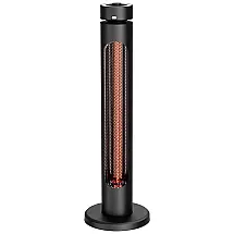 Aquecedor Portátil Infravermelho 1500W: Aqueça seu Espaço ao Ar Livre com Segurança e Conforto, Timer 8H, 8 Níveis de Calor,Sundate