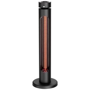 Aquecedor Portátil Infravermelho 1500W: Aqueça seu Espaço ao Ar Livre com Segurança e Conforto, Timer 8H, 8 Níveis de Calor,Sundate