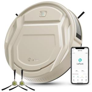 Aspirador Robô com Sucção Forte de 2200Pa, Sem Embaraços, 2H de Autonomia, Carregamento Automático e Silencioso, 110V, Lefant M210 Pro