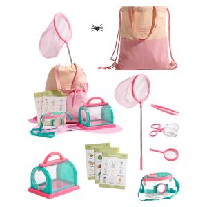 Kit Educativo de Aventura ROBUD, Pegador de Borboletas com Fantasia, Conjunto de Aventura ao Ar Livre, Jardim, Praia e Acampamento