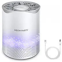 WeeHome WH PUV A100 Purificador de Ar, c, Filtro HEPA, Área 40 m2, Branco