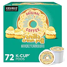 Keuring Kcup TODS Café TorraMédia de Baunilha 72u, THE DONUT SHOP 5000056538, Marrom