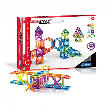 Conjunto de blocos magnéticos PowerClix