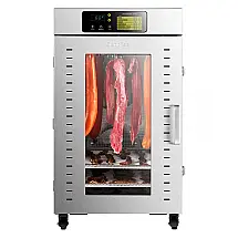 Desidratador de Alimentos Septree Aço Inox 18 Bandejas 2000W Comercial 120V