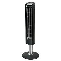 Ventilador de Torre com Controle Remoto, Temporizador e 3 Velocidades Silenciosas, 110V 46W, Lasko, Cinza