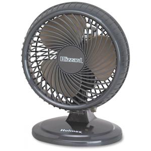 Ventilador de Mesa com 2 Velocidades 25W 110V, HOLMES, Preto