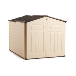 Galpão Externo Resistente para Jadrim, Quintal e Piscina, Rubbermaid, Arenito