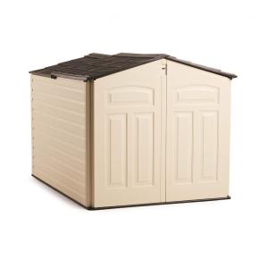 Galpão Externo Resistente para Jadrim, Quintal e Piscina, Rubbermaid, Arenito