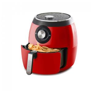 Fritadeira Elétrica Air Fryer 5,6L com Controle de Temperatura e Cesta Antiaderente, 110V 1700W, DASH, Vermelha