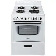 Fogão Elétrico Avanti ERU240P0W Design Compacto, Capacidade com 4 Queimadores de Bobina, Porta de Vidro emoldurada,