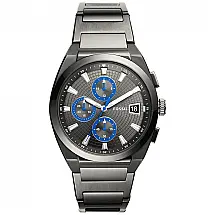 Relógio Masculino Analógico de Quartzo com Pulseira de Aço Inoxidável e Cronógrafo, Fossil FS5830, Preto