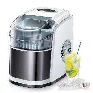R.W. Máquina de Gelo Automática Portátil Produz até 11kg, 24H, Cor Branca, 110v, R.W.FLAME 1, Branco