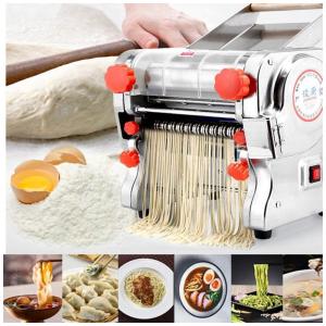 Máquina de Fazer Macarrão Elétrica Comercial de Aço Inoxidável Hengwei 750W 110V - Noodle Maker de Alta Potência - Cortador de