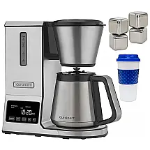 Cafeteira Elétrica Programável CPO850P1 1.9L com Painel Digital, 110v, CUISINART E20CUICPO850, Prateado